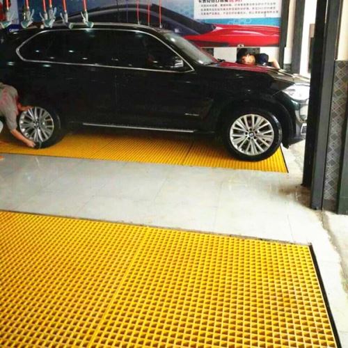 Reixat de sòl de rentat de cotxes de plàstic FRP
